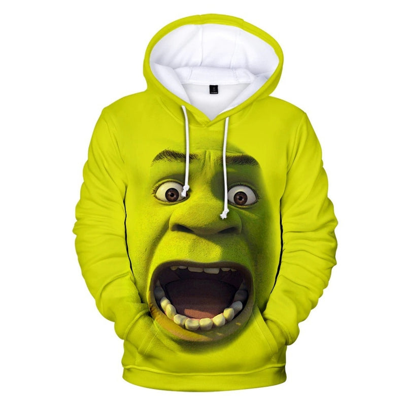 Blusa Jaqueta 3D Full Personagem Shrek Clássico Clássico Filme Shrek Top