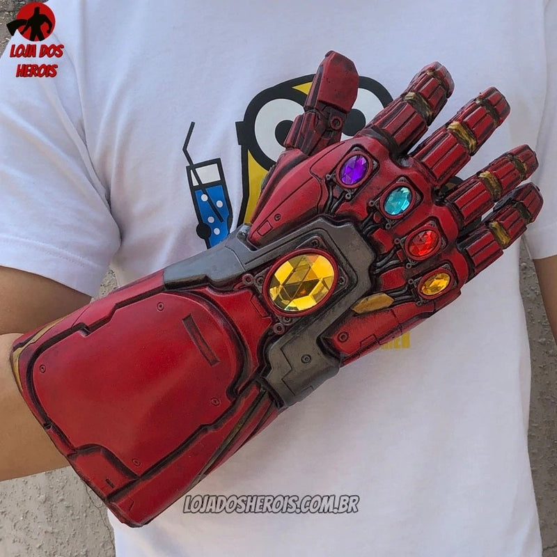 Manopla do infinito Com LED - Homem de Ferro Filme vingadores Luva Thanos