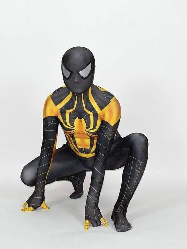 Fantasia Homem-Aranha Spider Armor MK II Adulto Cosplay Luxo Traje Profissional