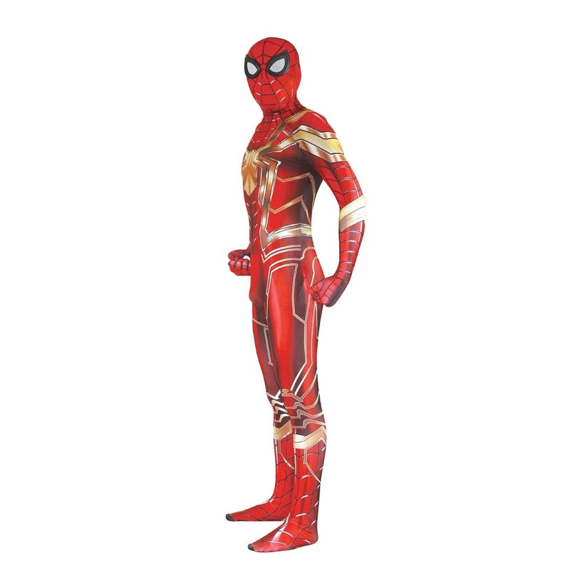 Fantasia Homem-Aranha Traje Aranha De Ferro Game Adulto Cosplay Luxo