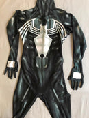 Fantasia Venom Simbionte Adulto Cosplay Traje Luxo