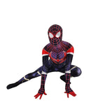 Fantasia Miles Morales Hq Homem-Aranha Adulto Cosplay Traje Luxo Profissional