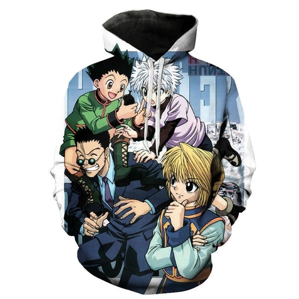 Blusa Jaqueta 3D Full Personagens Exame Anime Hunter X Hunter Top