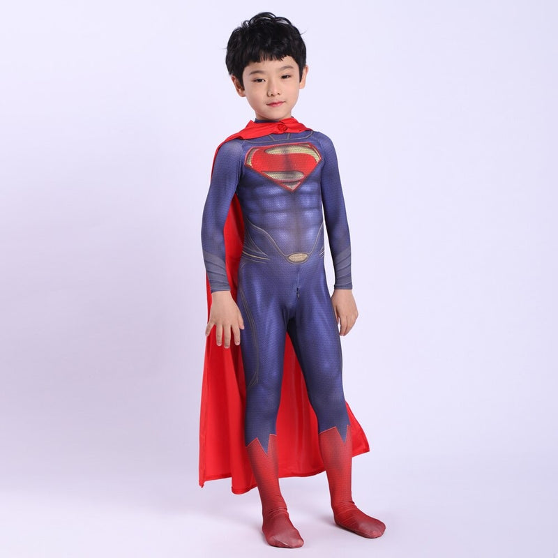 Fantasia Superman Liga Da Justiça Cosplay Infantil Traje