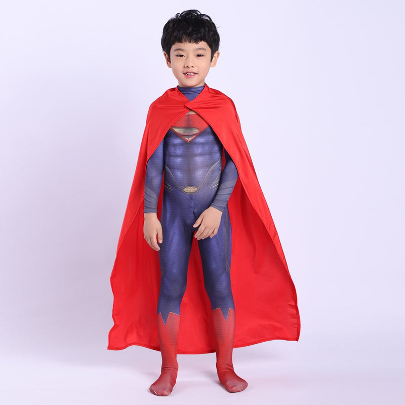 Fantasia Superman Liga Da Justiça Cosplay Infantil Traje