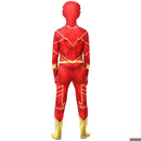 Fantasia Flash Com Máscara Desenho Liga da Justiça Cosplay Infantil Traje Crianças