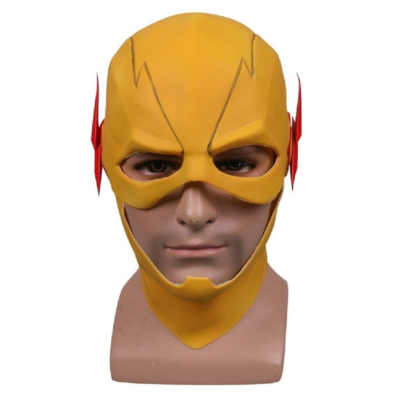 Máscara Cosplay Zoom Flash Serie Liga Da Justiça Filme Realista Latex Capuz