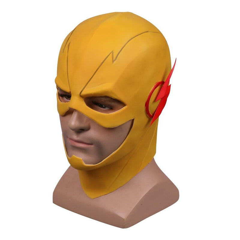Máscara Cosplay Zoom Flash Serie Liga Da Justiça Filme Realista Latex Capuz
