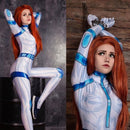 Fantasia Feminina Kim Possible Filme Adulto Cosplay Traje Luxo