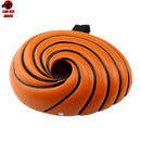Máscara Cosplay Obito Uchiha Tobi Akatsuki Naruto Realista Latex Capuz