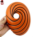 Máscara Cosplay Obito Uchiha Tobi Akatsuki Naruto Realista Latex Capuz