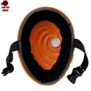 Máscara Cosplay Obito Uchiha Tobi Akatsuki Naruto Realista Latex Capuz