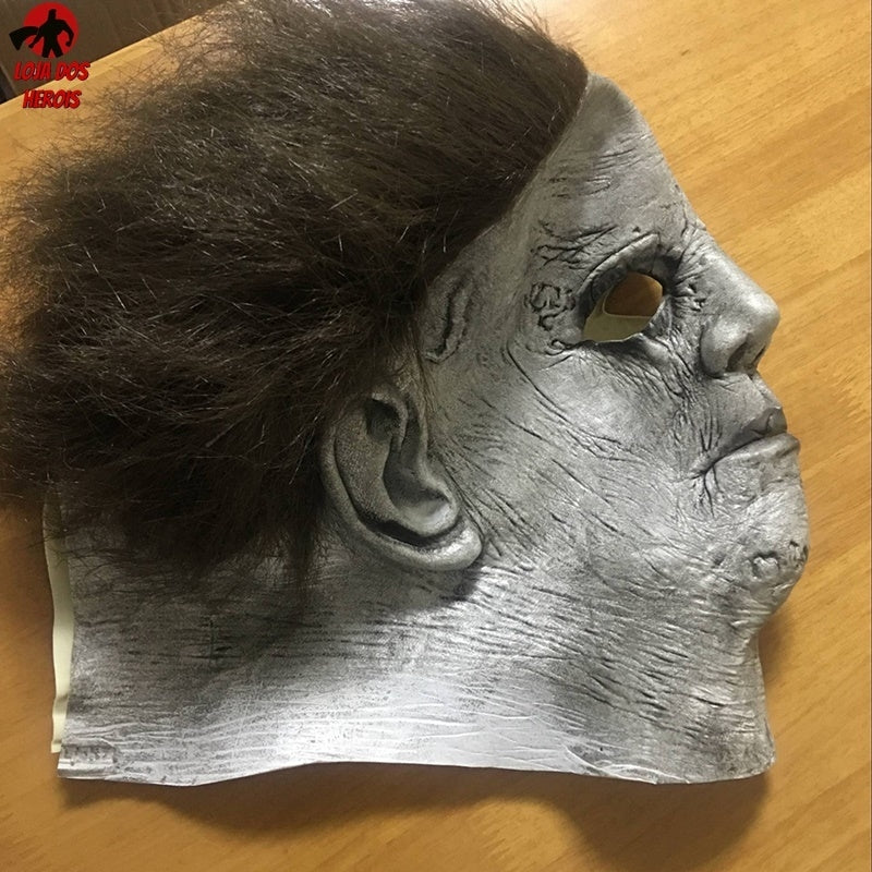 Máscara Cosplay Michael Myers Halloween Realista Latex Capuz
