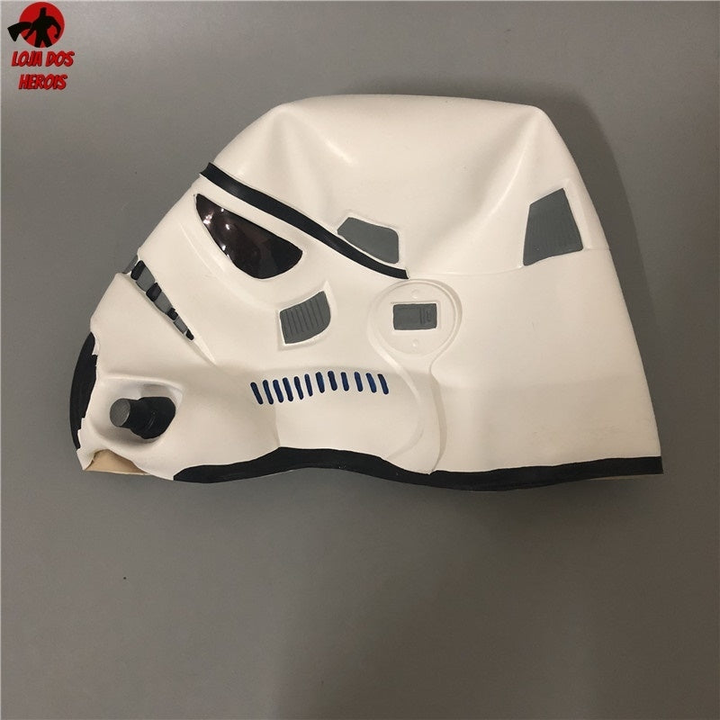 Máscara Cosplay Stormtrooper Modelo 2 Star Wars Realista Latex Capuz