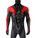 Fantasia Asa Noturna Capuz Vermelho Adulto Cosplay Traje Luxo Dick Grayson