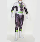 Fantasia Masculina Danny Phantom Desenho Adulto Cosplay Traje Luxo