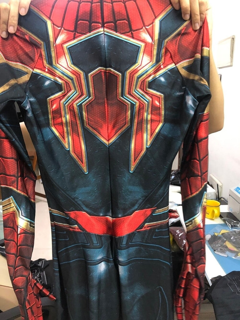 Fantasia Homem-Aranha De Ferro Sem Volta Para Casa Adulto Cosplay Traje Luxo Profissional