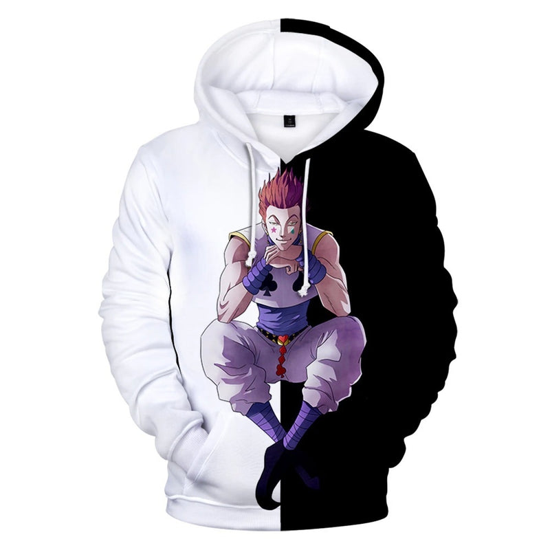 Blusa Jaqueta 3D Full Hisoka Poderes Anime Hunter X Hunter Top