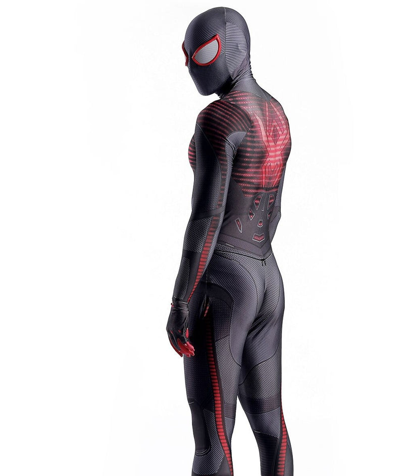 Fantasia Homem-Aranha Miles Morales Game Cosplay Traje Luxo Profissional