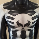 Fantasia Homem-Aranha Traje Negro Venom Adulto Cosplay Luxo