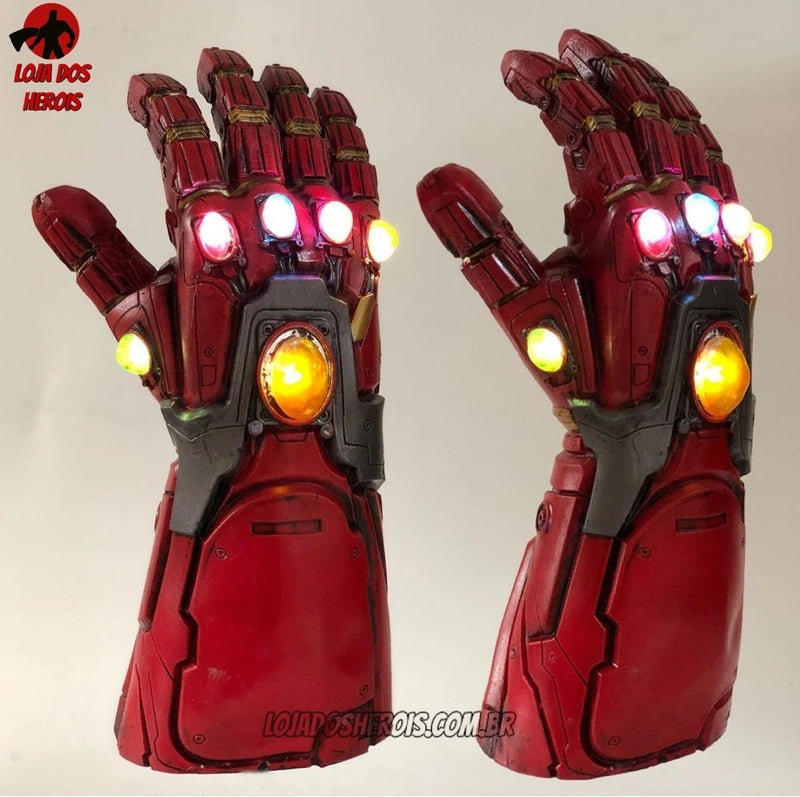 Manopla do infinito Com LED - Homem de Ferro Filme vingadores Luva Thanos
