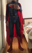 Fantasia Superman Adulto Profissional Heróis Modelo Liga da Justiça Filme Super homem Luxo