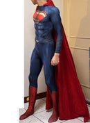 Fantasia Superman Adulto Profissional Heróis Modelo Liga da Justiça Filme Super homem Luxo